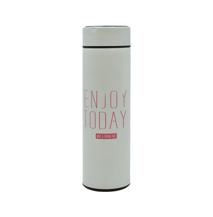 Termo Enjoy Today 500ml Sm23cou325 Blanco Con Detalle Blanco