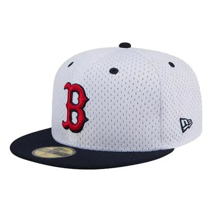 New Era Gorra Boston Red Sox Mlb 59fifty Tamaño M 56.8cm Blanca Nueva para Fans del MLB Estilo 59fifty Perfecta para Eventos Deportivos