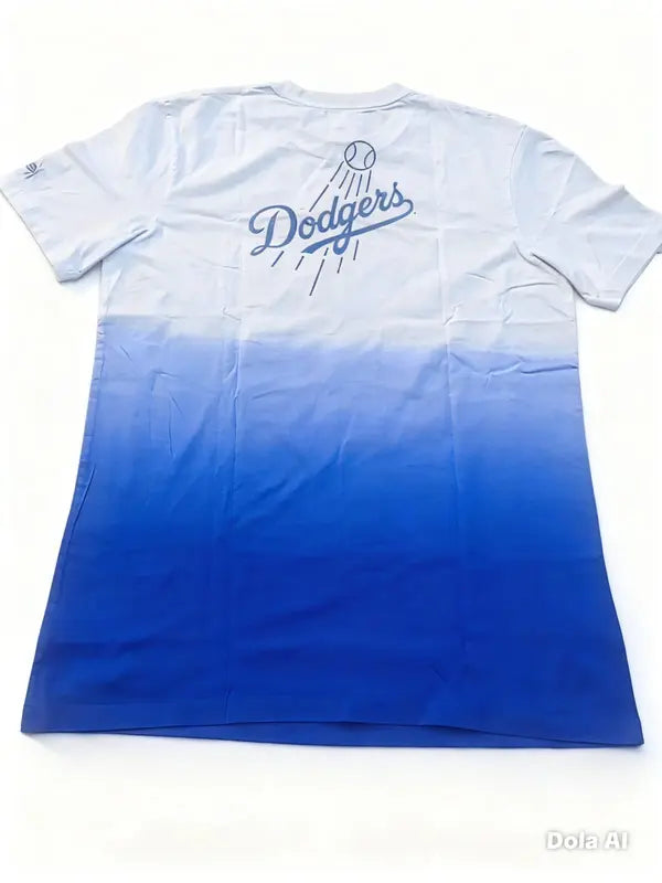 Playera Los Ángeles  Dodgers Color Blanco Con Azul MLB Para Hombre Talla M New Era