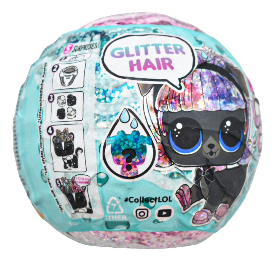 Lol Surprise Color Change Pets Glitter Pack 3 Esferas Mga