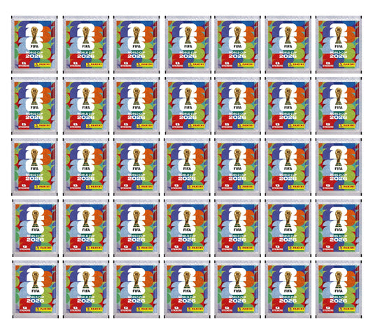 Copa Mundial Fifa 2026 Pack De 35 Sobres Panini