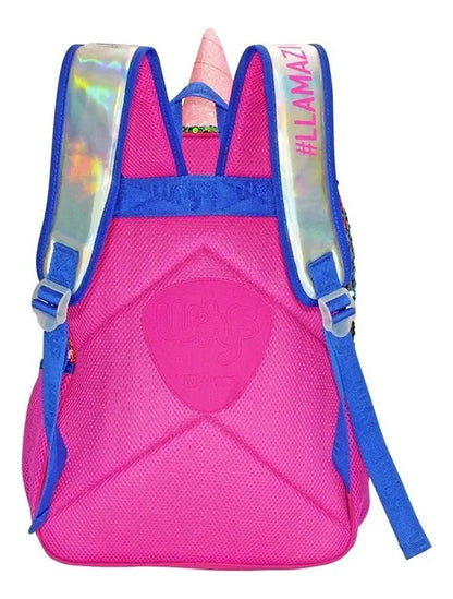 Mochila Y Lonchera Unicornio Lentejuela Primaria Wilys