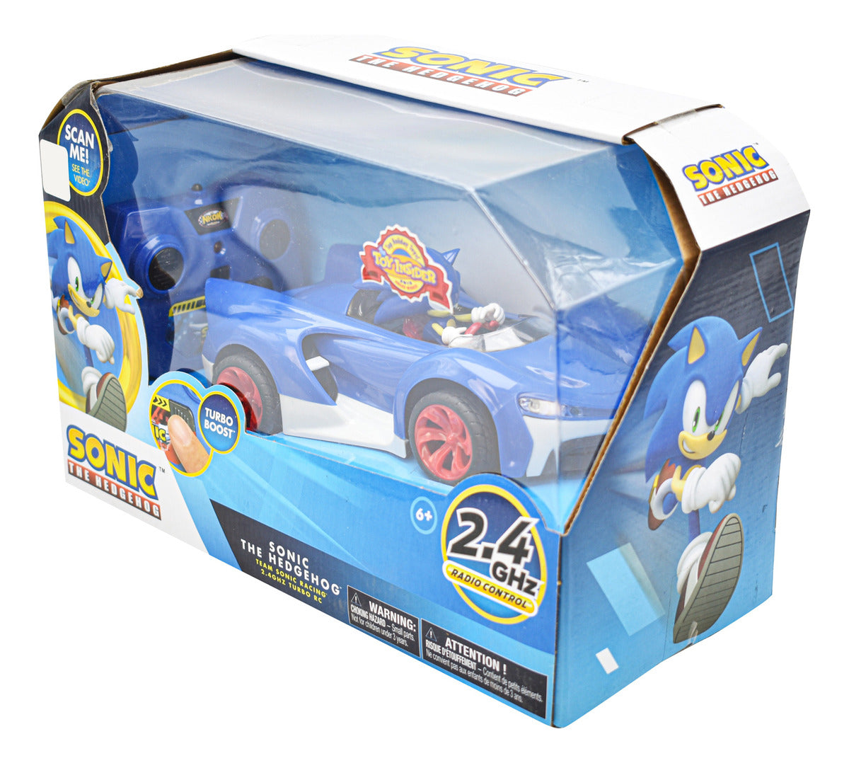 Sonic Radio Control 2.4 Ghz Turbo Rc Team Sonic Nkok  Azul Sonic