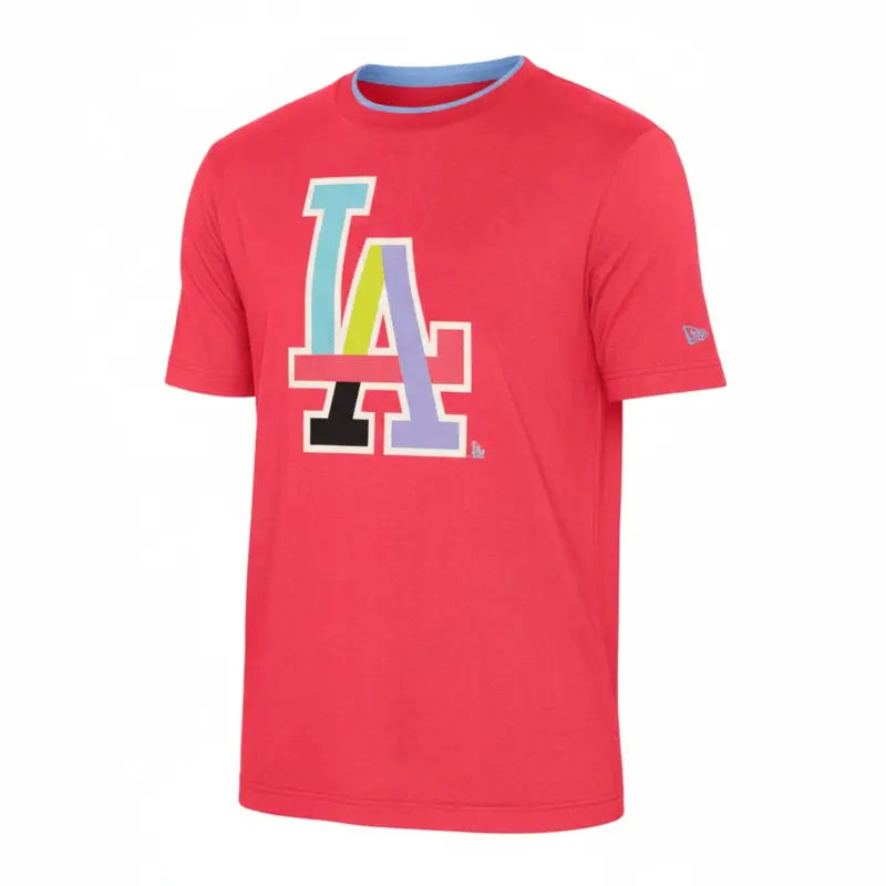 Playera Los Angeles Dodgers Color Rojo MLB Para Hombre Talla G New Era