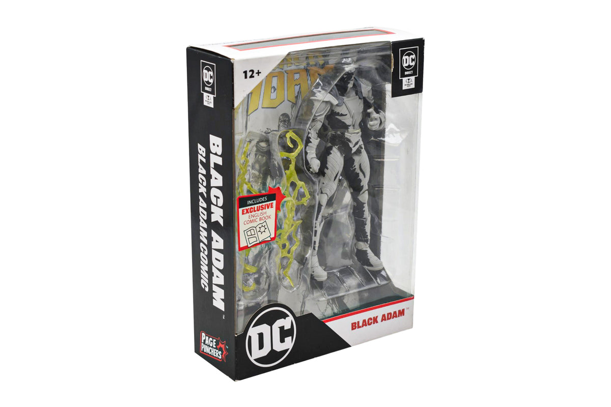 Dc Page Punchers Black Adam Comic Blanco Negro Mcfarlane Cf