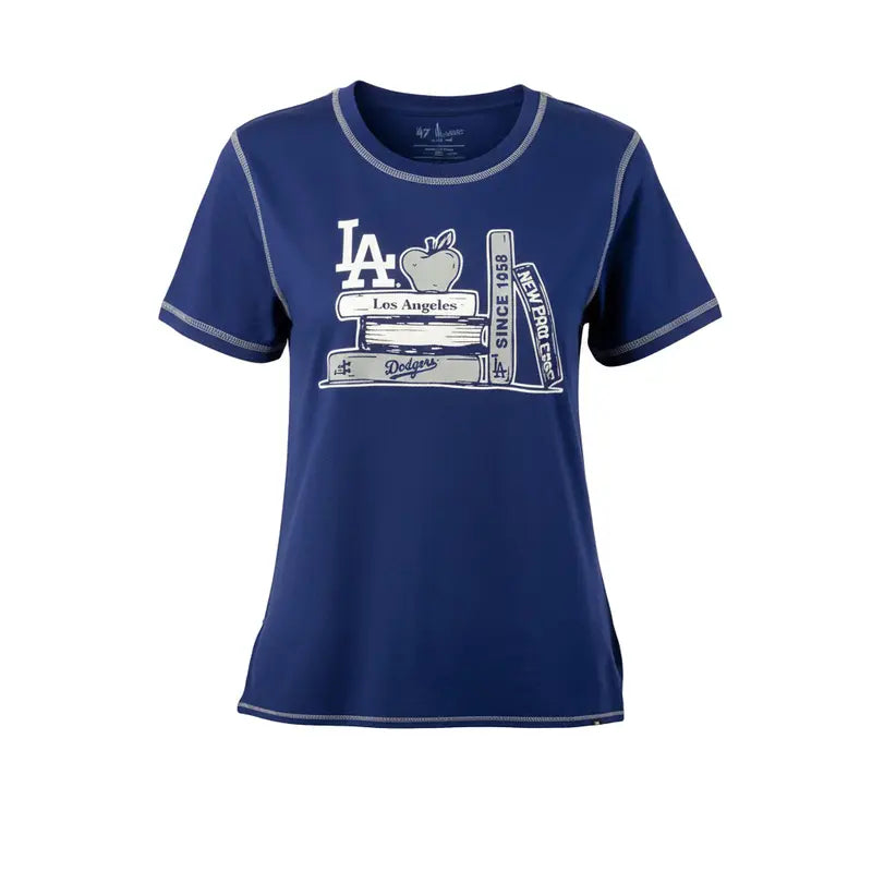 Playera Los Angeles Dodgers Color Azul MLB Para Dama Talla G New Era
