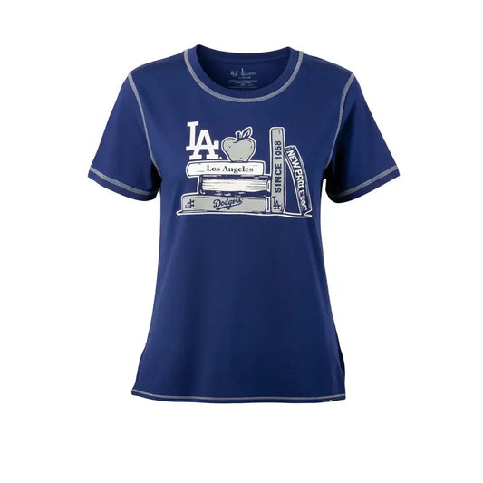 Playera Los Angeles Dodgers Color Azul MLB Para Dama Talla G New Era