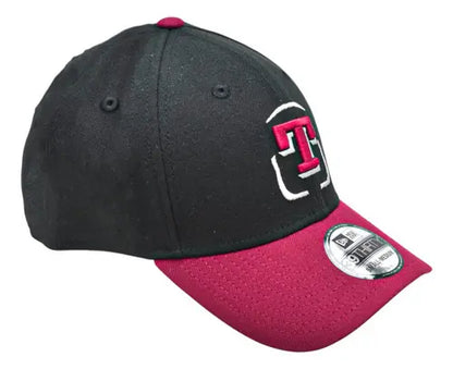 New Era Gorra Olmecas De Tabasco Lmb 39thirty Negro Con Vino Bordado Diseño Exclusivo Poliéster Talla Ch Para Fans Y Eventos Deportivos