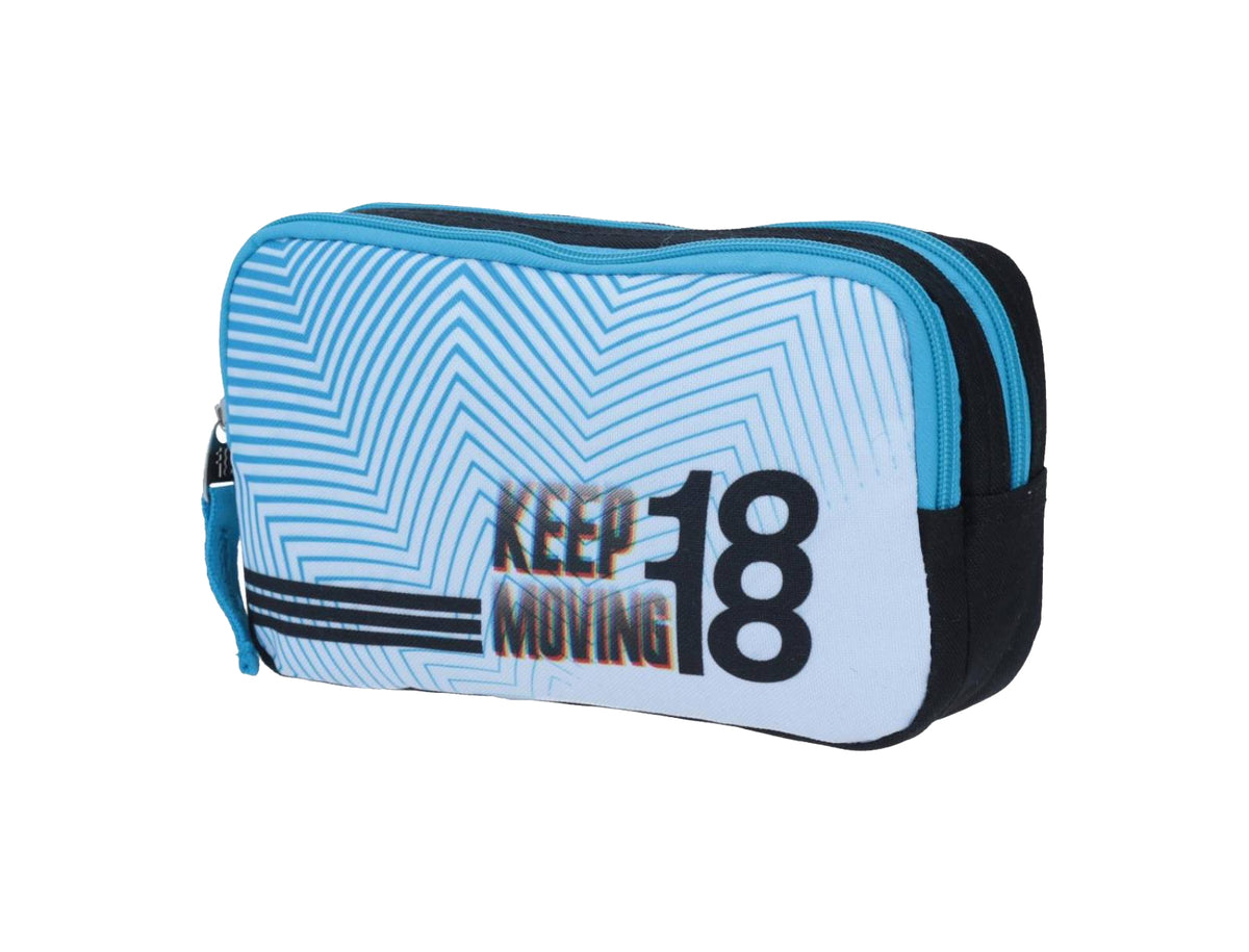 Lapicera Etori Keep Moving 2 Cierres Estampado 1818 Chenson