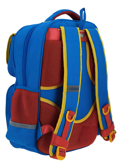 Mochila Strong Con Porta Laptop Lisa Azul Primaria Chenson
