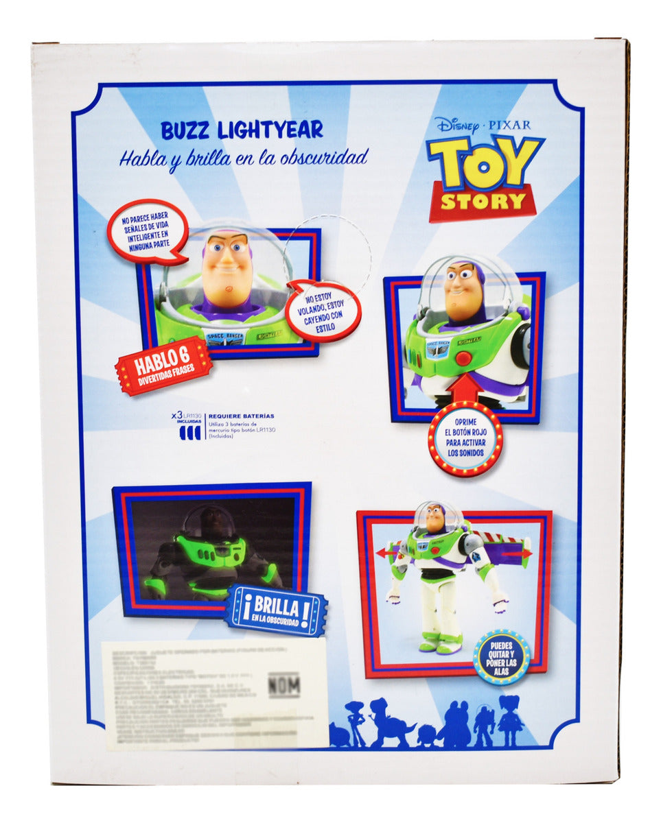 Buzz Lightyear Sonidos Brilla - Vista lateral