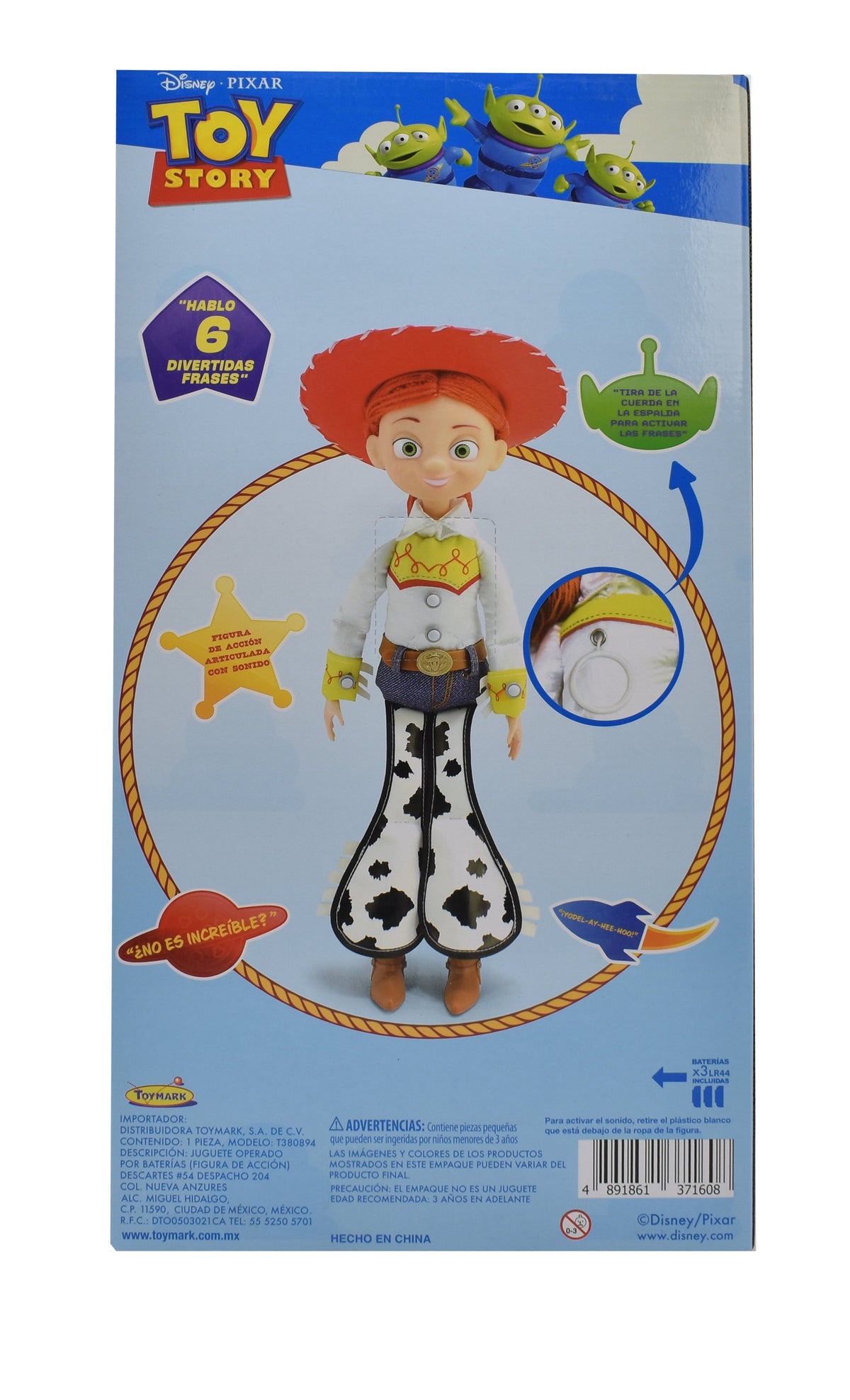 Muñeca Jessie Con Sonido - Vista lateral