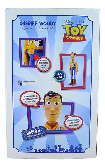 Sheriff Woody Figura Que - Vista trasera