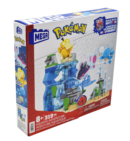 Mega Pokemon Aventura Acuática 319 Piezas Mattel Cf