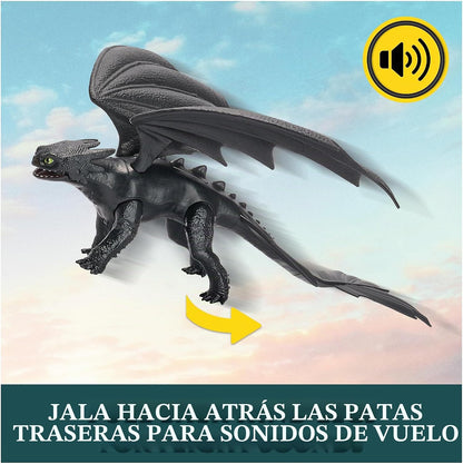 Como Entrenar A Tu Dragon Toothless Plasma Sound Spin Master
