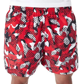 New Era Shorts Chicago Bulls NBA Estampado Rojo S Cómodo para Fans Perfecto para Partidos y Entrenamientos