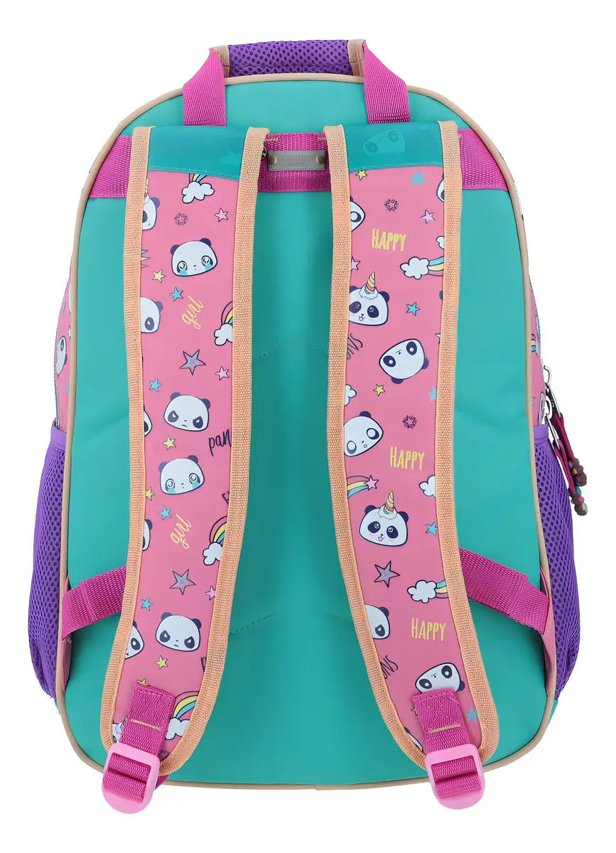 Mochila Happy Girl Be A Unipanda Relieve 3d Primaria Chenson