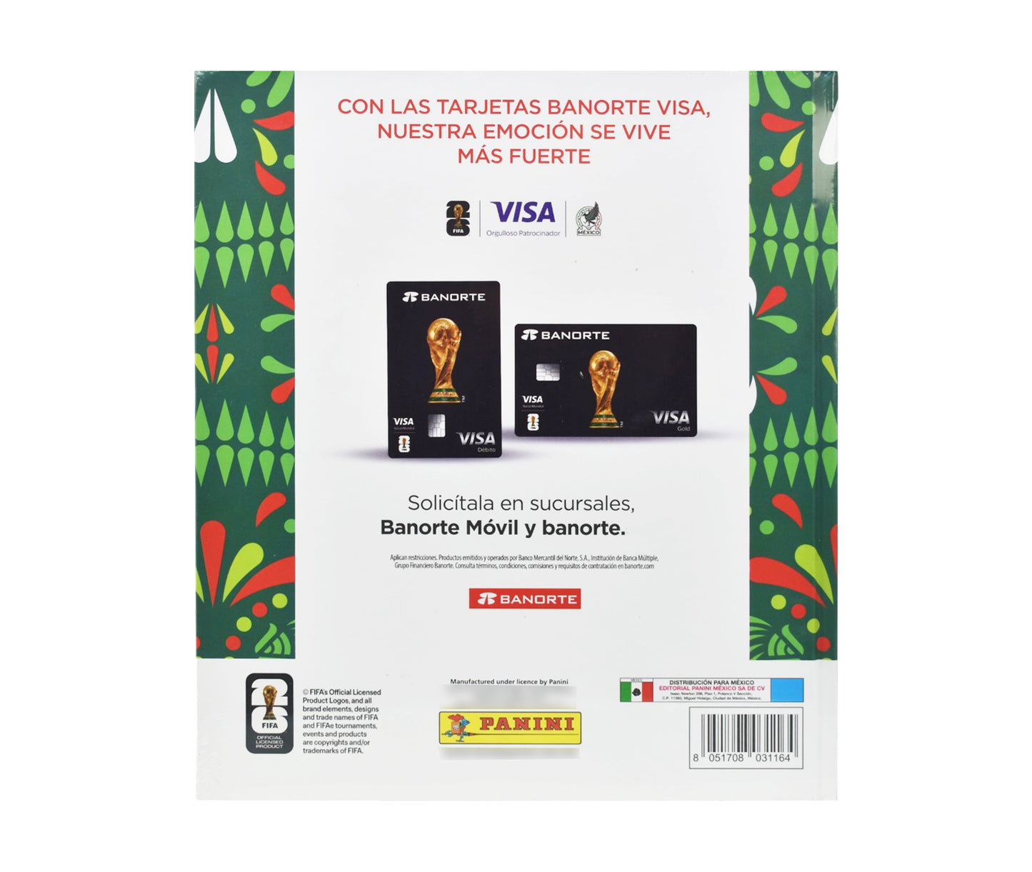 Copa Mundial Fifa 2026 Completo Album Pasta Dura Panini