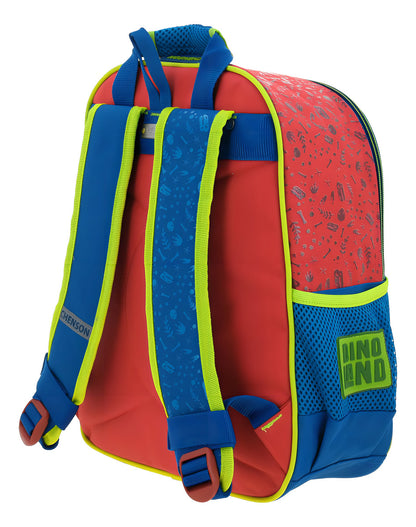 Mochila Escolar Primaria Grande Chenson Dinosaurio T-rex Co66058-r