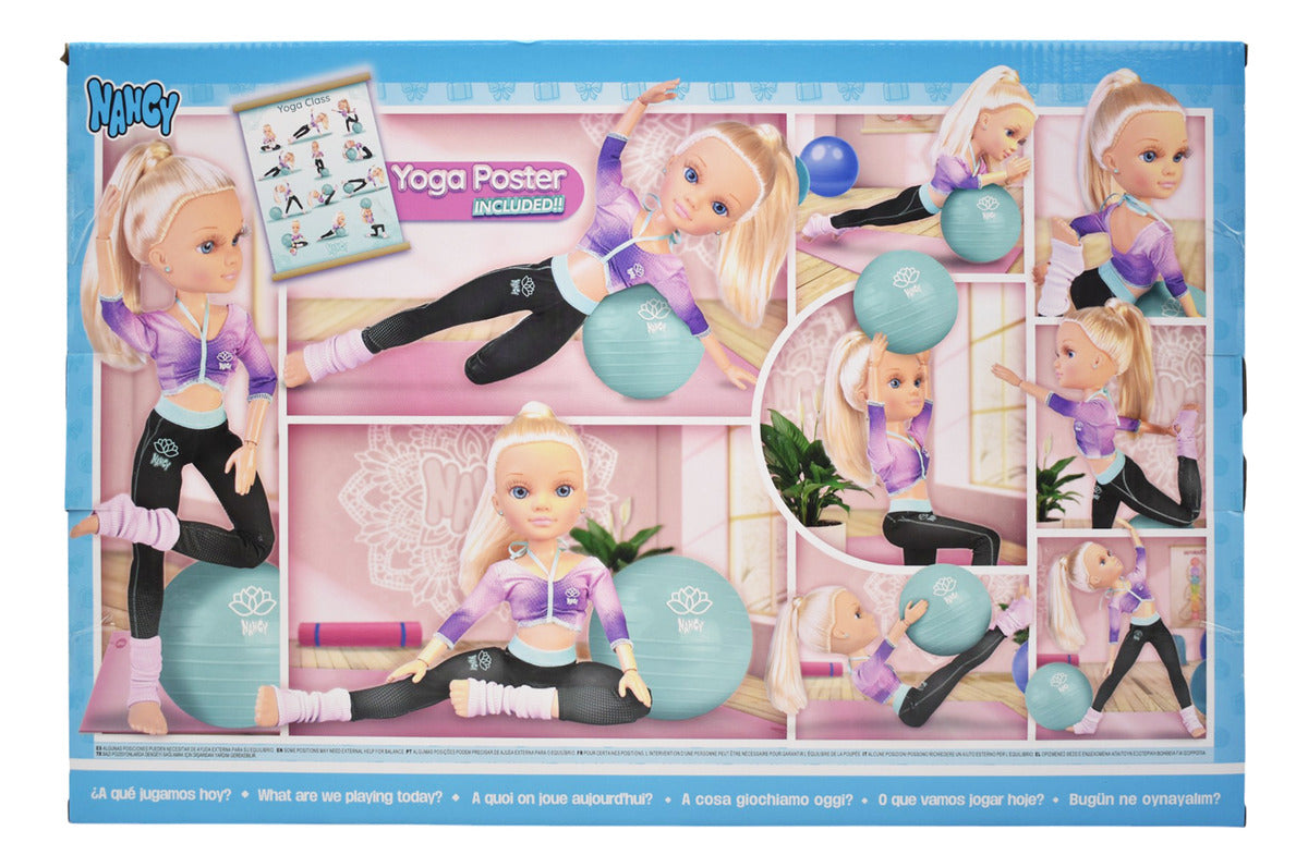 Nancy Yoga Class Con Pelota Y Poster Incluidos Famosa Da