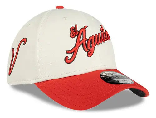 Gorra El Aguila De Veracruz Lmb 9forty Ajustable Crema Unica New Era