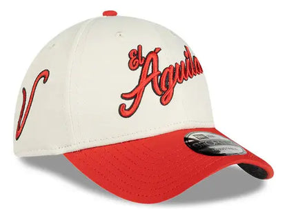Gorra El Aguila De Veracruz Lmb 9forty Ajustable Crema Unica New Era