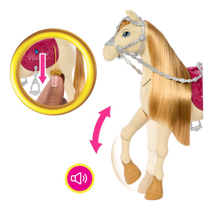 Barbie Detective La Gran Carrera De Caballos Set De Juego Caballo Tornado Con Accesorios Y Sonido Para Niñas De 3 Años En Adelante