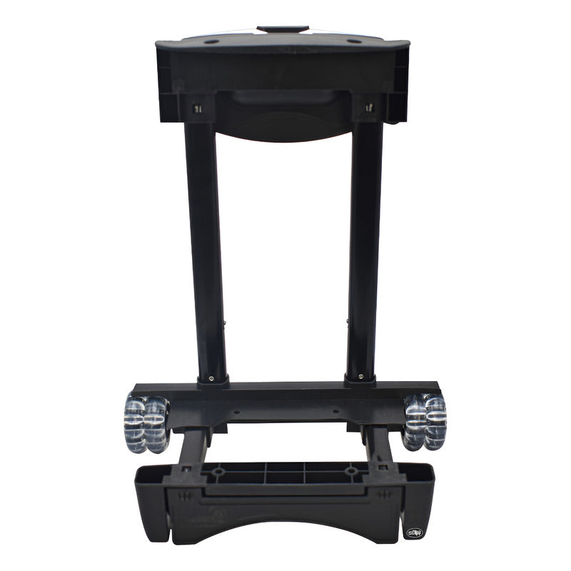Carrito Escolar Negro Con Ruedas City Hunter 808-13 Altura Ajustable