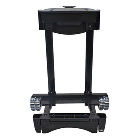 Carrito Escolar Negro Con Ruedas City Hunter 808-13 Altura Ajustable