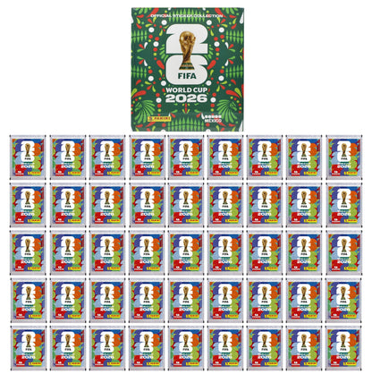 Copa Mundial Fifa 2026 Pack 45 Sobres Y Album Duro Panini