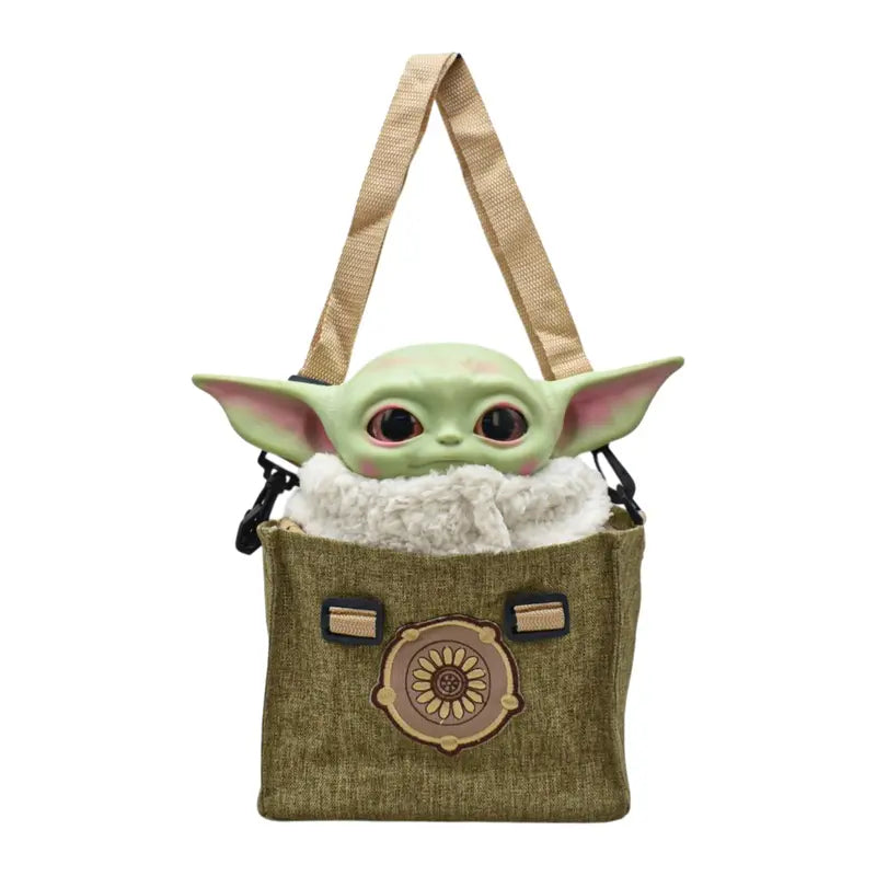 Extraterrestre de peluche con bolsa transportadora #2 27cm