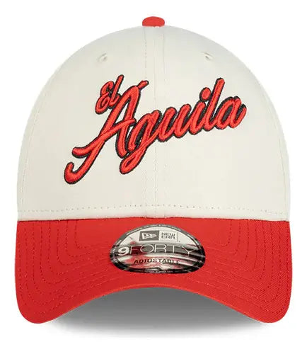 Gorra El Aguila De Veracruz Lmb 9forty Ajustable Crema Unica New Era