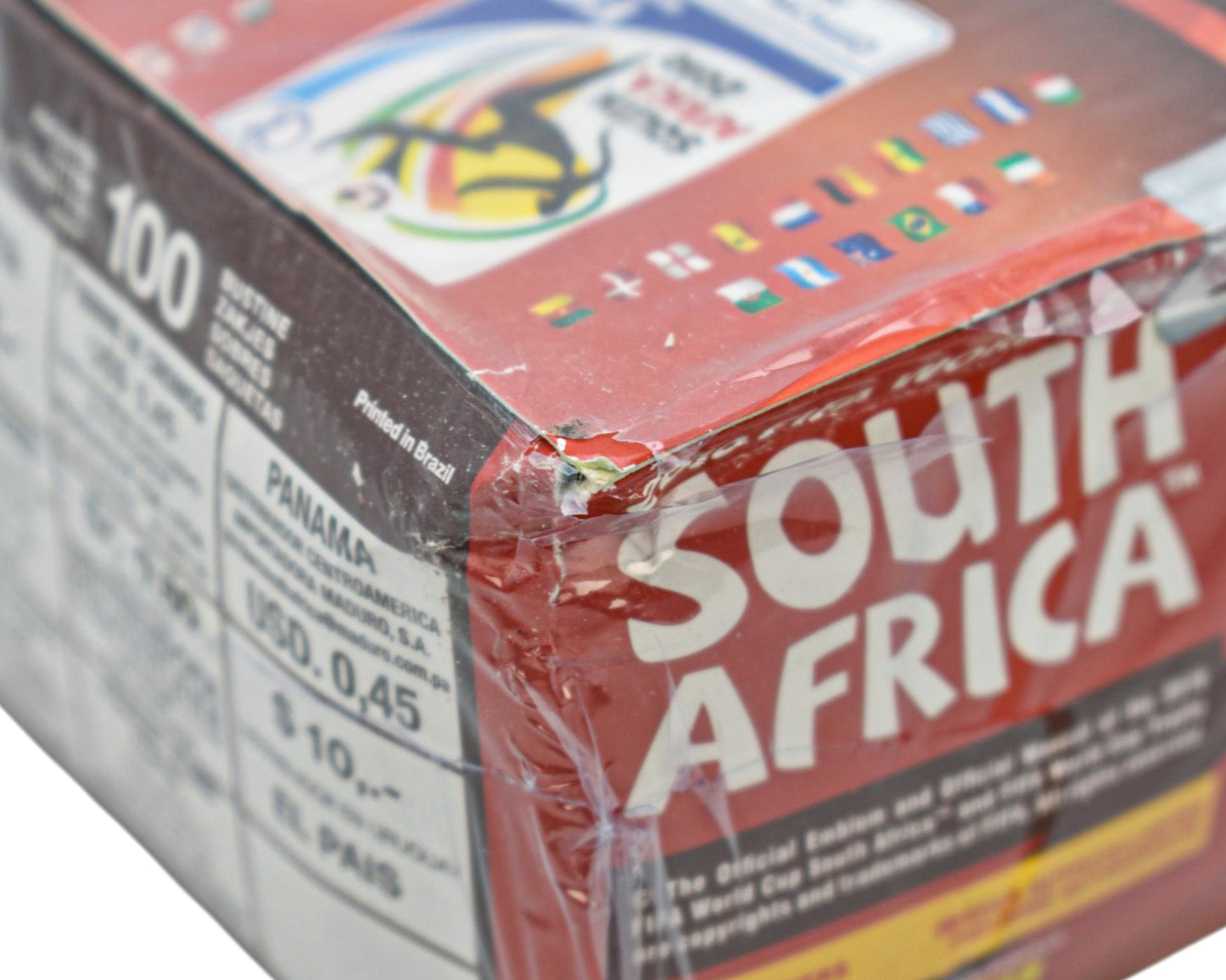 Caja 100 Sobres Album Fifa Mundial Sudáfrica 2010 Panini Cf