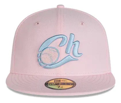 New Era Gorra Charros De Jalisco Lmb 59fifty Rosa Pastel Claro Tamaño M 7 1/8 Nueva Era Modelo Especifico Estilo Distintivo