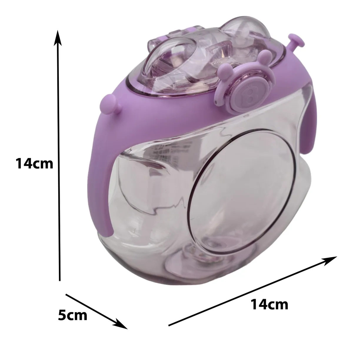 Botella Circular Con Asa 500ml Doughn Sm23cou313