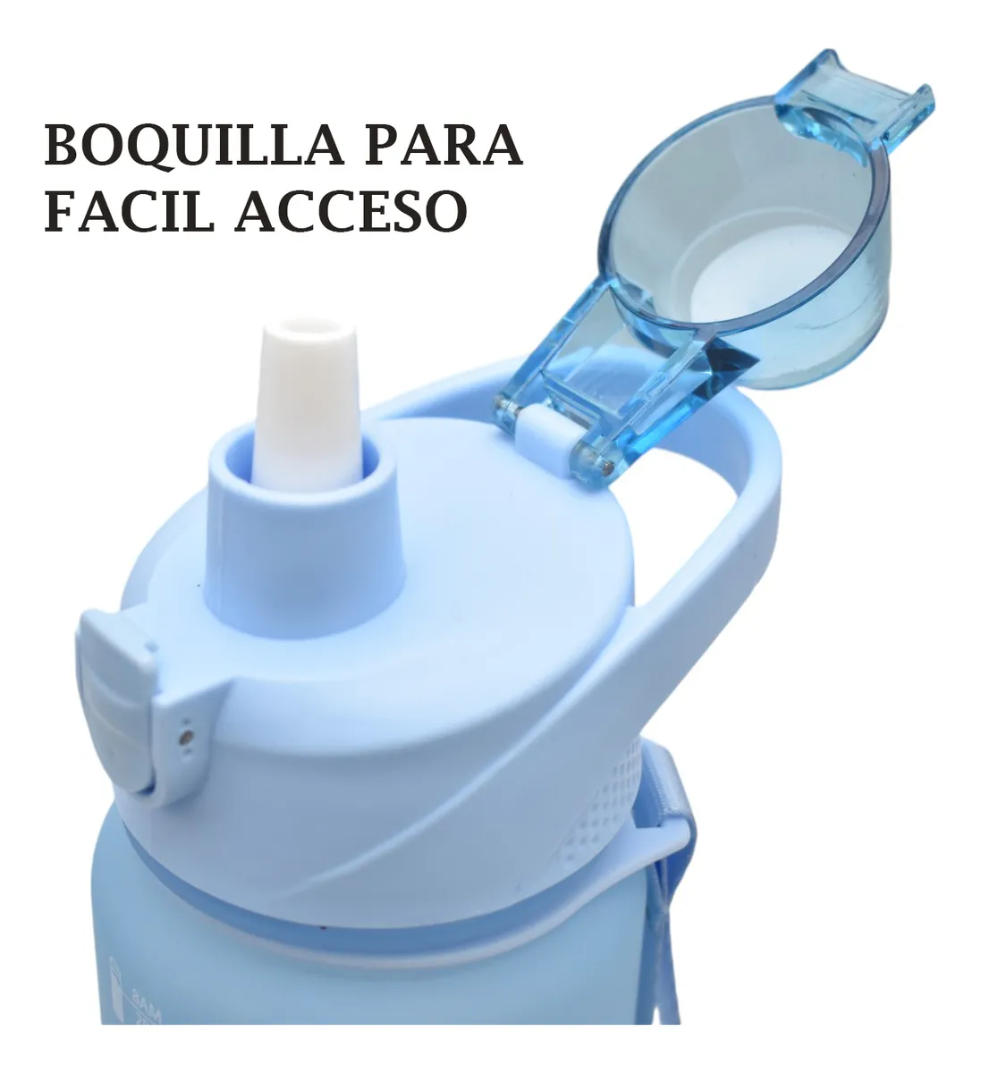 Botella Deportiva Con Asa Arcoiris Puntos 1100ml Sm22hat272