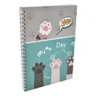 Cuaderno Tapa Dura Cuadricula 80 Hojas Pata Gato Sm24esl512