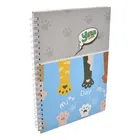 Cuaderno Tapa Dura Cuadricula 80 Hojas Pata Gato Sm24esl512