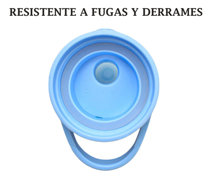 Botella Deportiva Con Asa Arcoiris Puntos 1100ml Sm22hat272