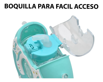 Botella De Tritan En Forma De Dona 380ml Donut Sm23coh218