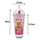 Vaso Doble Pared Gel Enfriador Con Luz Ositos Sm22hat251