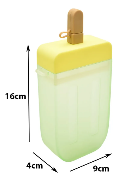 Botella En Forma De Paleta Con Pajilla 300ml Sm22hat233