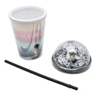 Vaso Plastico Tapa Decorativa Y Popote Astronauta Sm22hat295