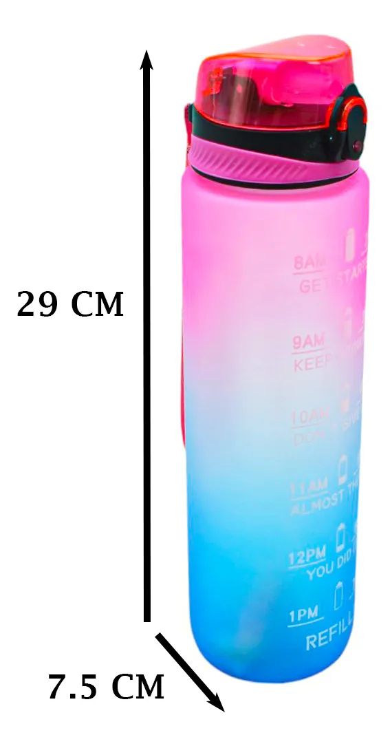 Botella Deportiva Arcoiris 900ml Sm22hat267