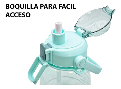 Botella De Tritan Con Manija Dodge 1100ml Sm22hat107