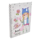 Cuaderno Tapa Dura Cuadricula 80 Hojas Niña Sm24esl518
