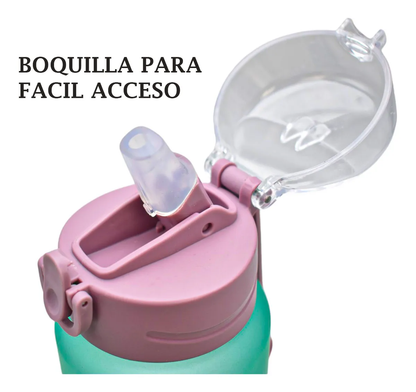 Botella Deportiva Con Asa  Motivacion 1000ml Sm23coh213