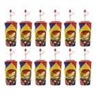 Vaso Lenticular Avengers 5 Personajes Pack 12pz Bestway