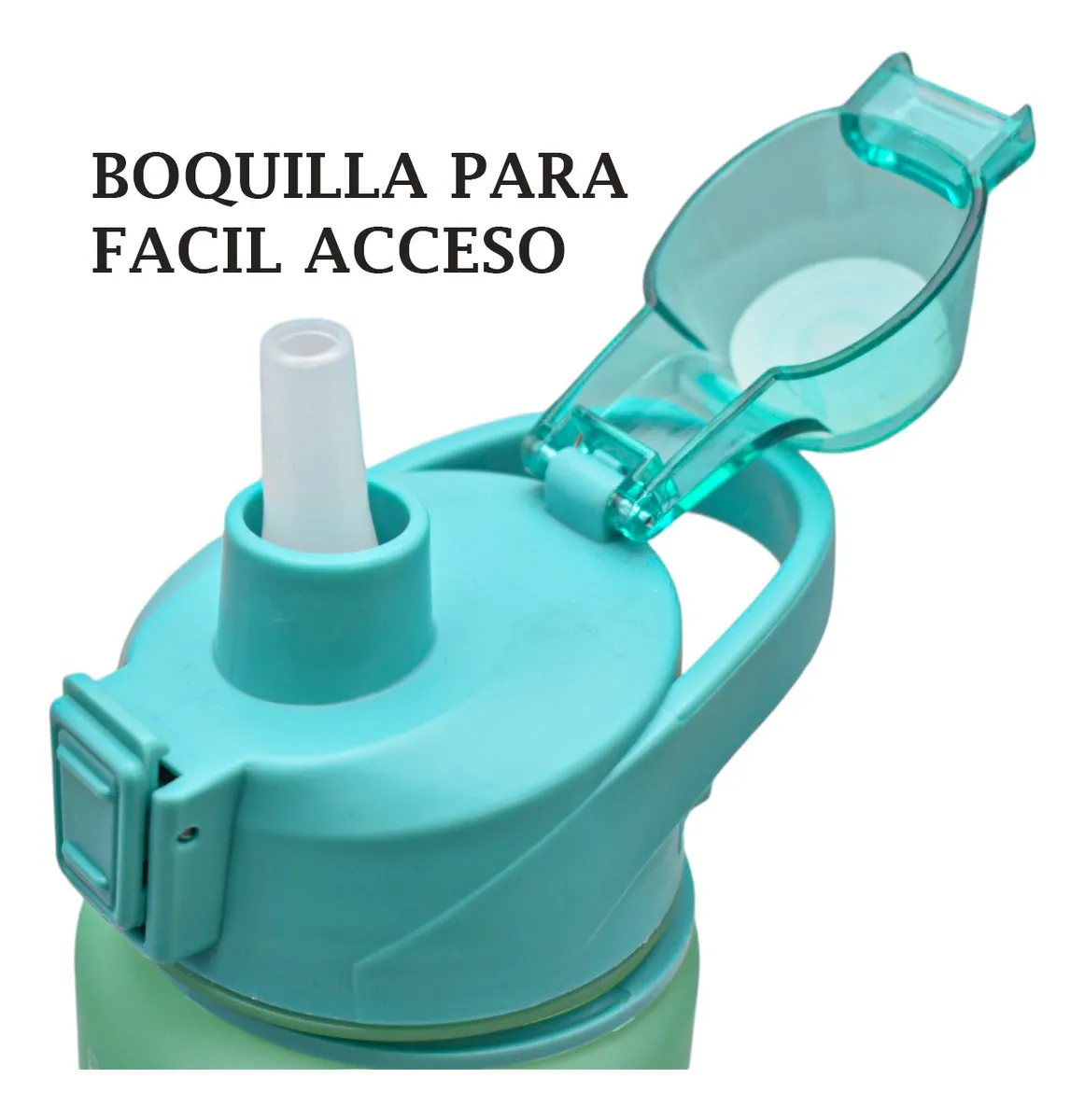 Botella Deportiva Con Asa Arcoiris Rayas 1000ml Sm22hat275