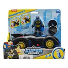Dc Super Friends Batimovil Y Figura Sacude Gira Imaginex Cf